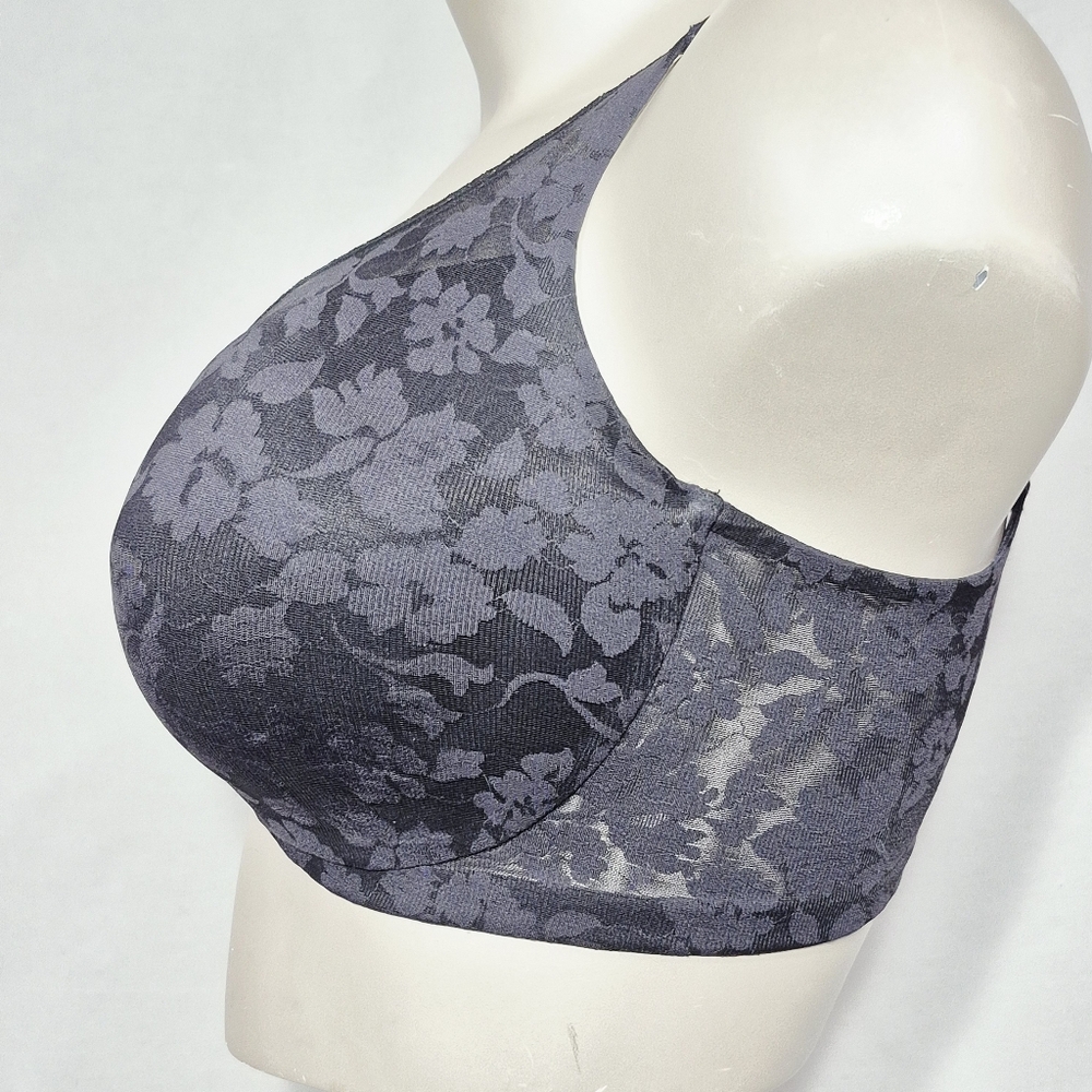 38DDD Bali DF6590 6590 Passion for Comfort Smooth Lace Underwire Bra Black‎ - Picture 4 of 7